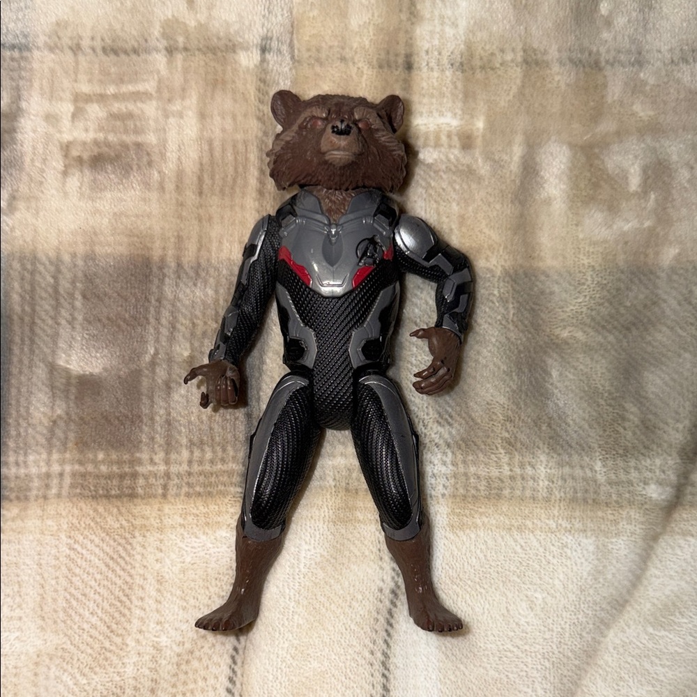 Marvel Bear Action Figure with Black and Brown Armor